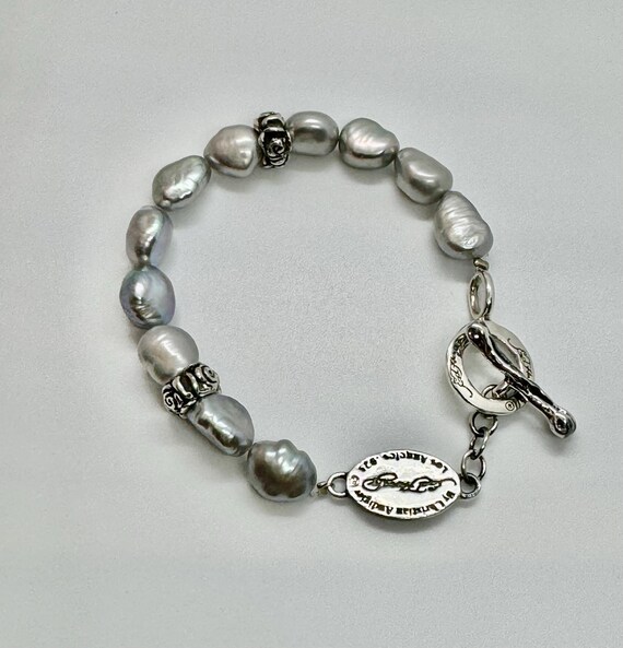 Ed Hardy Charm Bracelet Ed Hardy multi charm heavy link chain bracelet in silver | ASOS main image 2