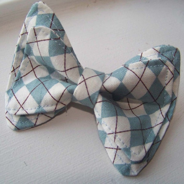 Argyle in Splash Bow Tie- Newborn to 5T