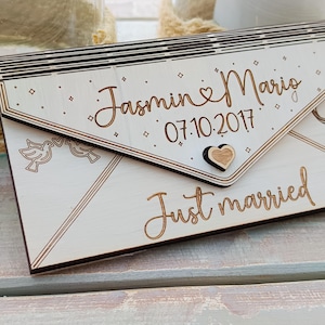 Geldgeschenk Hochzeit, Geldgeschenke, personalisiertes Hochzeitsgeschenk, Geldrahmen aus Holz ,Hochzeitsgeschenk personalisiert, Brautpaar