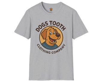 Dog Graphic Unisex T-Shirt, Softstyle Cotton Tee