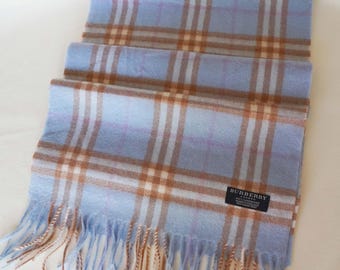 Vintage Burberrys of London Scarf, 60-40% Cashmere /lambswool