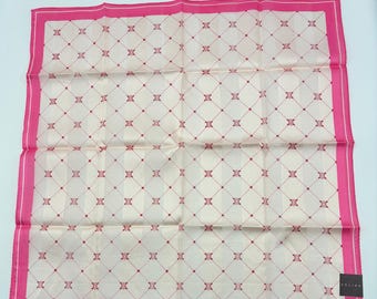 Pañuelo Celine Vintage – 100% algodón, pespunte de cadeneta, regalo para damas de honor, pañuelo, bufanda cuadrada