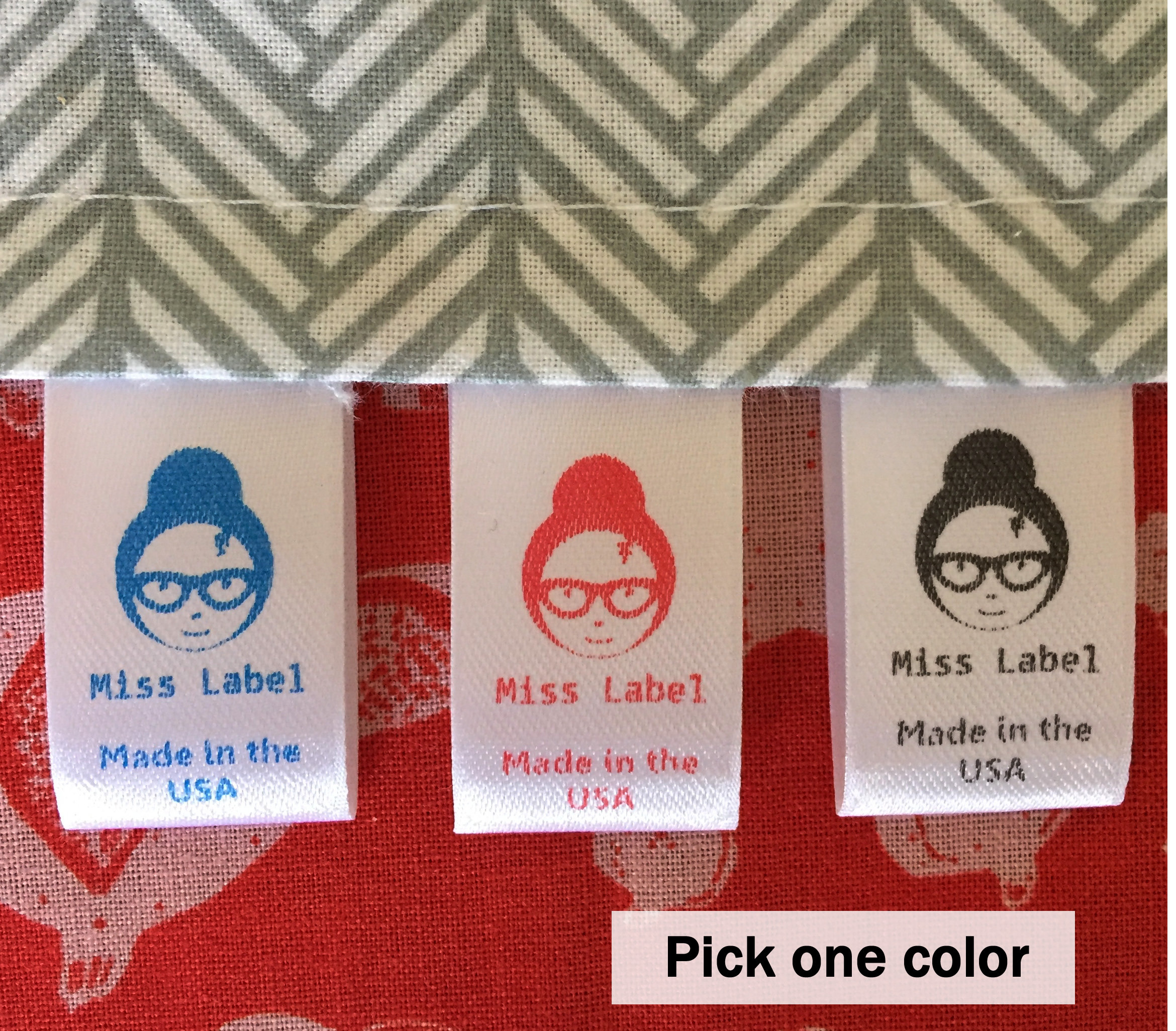 Custom Sew-in Soft Satin Clothing Care Labels Printed in USA - Etsy