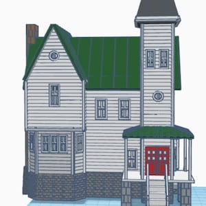 Maitland/ Beetlejuice house, 3D file, STL, (NOT a physical product)