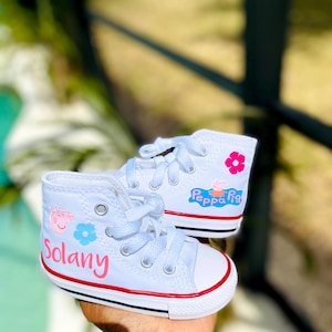peppa pig Converse, elsa converse,,  any custom design