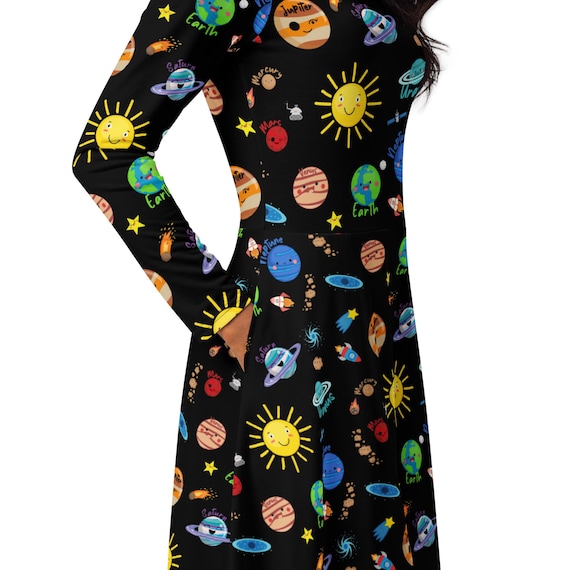 中古トルソー edu dress EDUCATIONAL MODEL 9AR Solar System Swag Teacher Dress - Science Reading Math Planets Sun