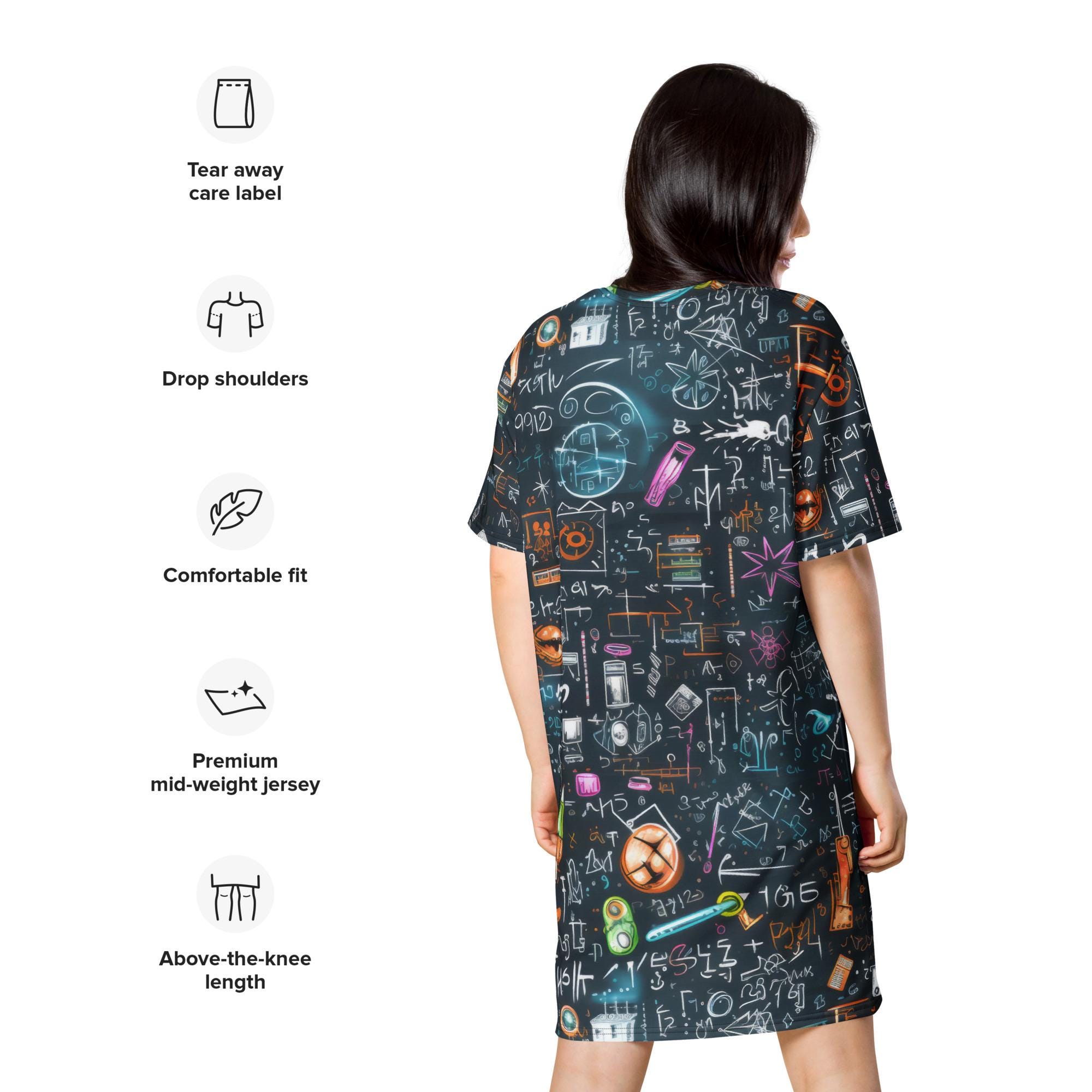 STEM Sparks Chalkboard Curiosity Dress for Teachers - Fun Teacher T ...