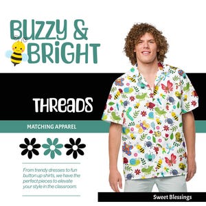 Camiseta de insectos para profesores de STEM, hombres y adolescentes - Camiseta divertida con dibujos hawaianos para educadores de ciencias de jardín de infantes - Veterinarios y pediatras