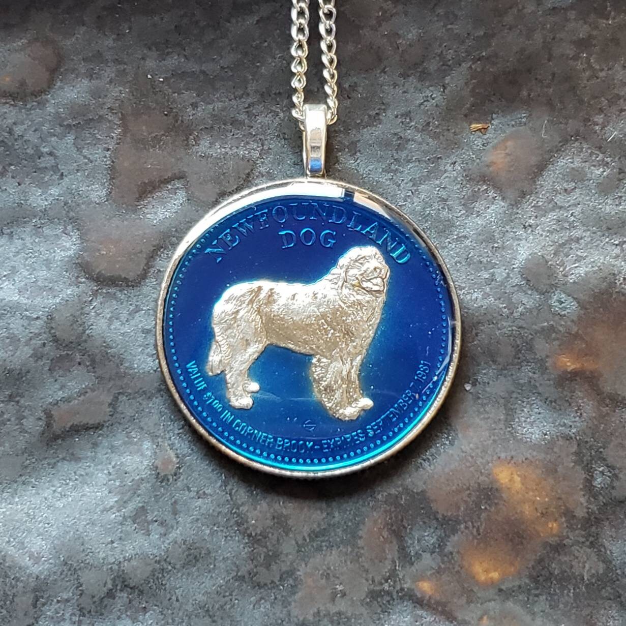 Newfoundland top dog necklace