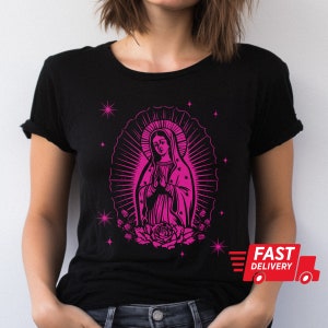 Camisa virgen de guadalupe, virgencita Madre maría camiseta, Señora de Guadalupe, camisa Virgen María, virgen maria, virgendeguadalupe