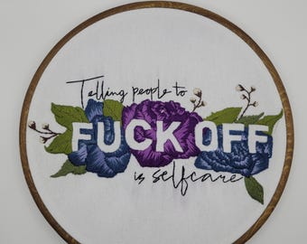 Hand gestickt lustige motivierende Zitatkunst. Kann nach Ihren Wünschen angepasst werden, Benutzerdefinierte Hoop Art, Wanddekoration, Weihnachtsgeschenk, zum Verkauf, Spaß.