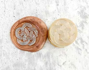 Weave Wood Handle Wax Seal Stamp 15mm