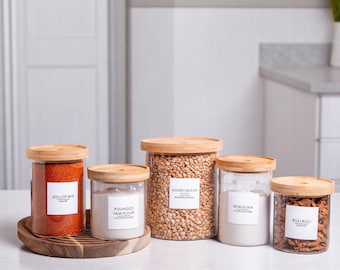 Nigerian Pantry Labels: Waterproof Vinyl, Blank & Expiration Labels