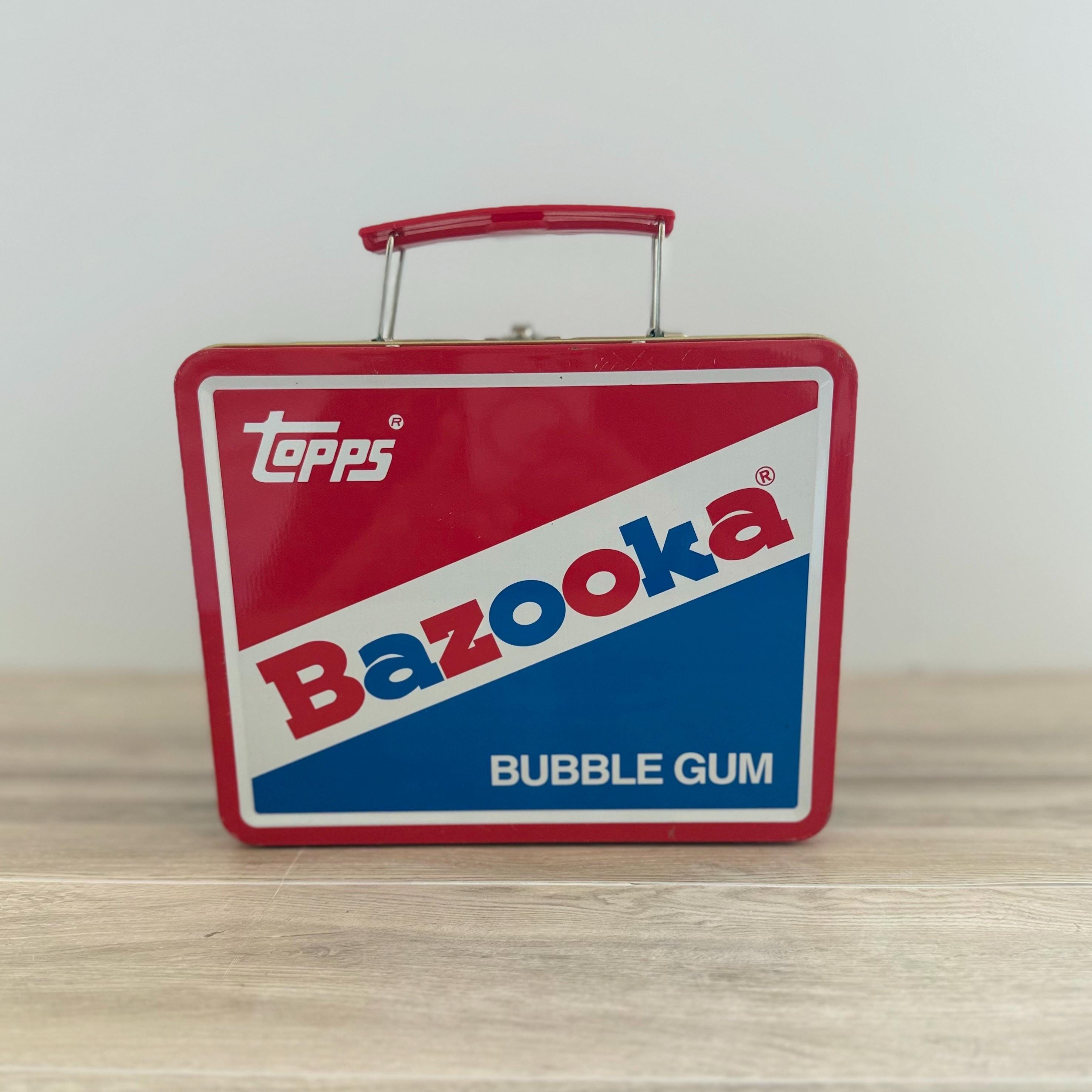 アンティーク缶　ヴィンテージ缶 ⑧ Bazooka BUBBLE GUM Topps Bazooka Bubble Gum Tin Can バズーカ ビンテージ ブリキ