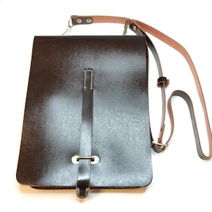 Armée de sac soviétique, sac pour militaire, sac d'uniforme d'officier soviétique, armée soviétique, sac messager vintage, sac de carte en cuir de sergents de l'URSS vintage