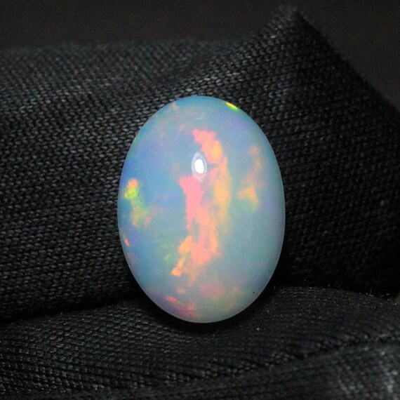 Welo Opal Cabochon: 3.75 CT Ethiopian Gemstone, October Birthstone