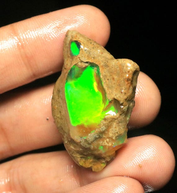 Natural Ethiopian Welo Opal Rough, 54 Carat Fire Opal