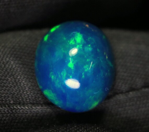 3.30 CT Galaxy Fire Ethiopian Welo Opal Cabochon, October Birthstone