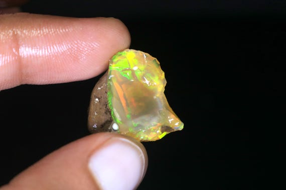 20.00 CT Ethiopian Opal Rough, Crystal Opal, October Birthstone