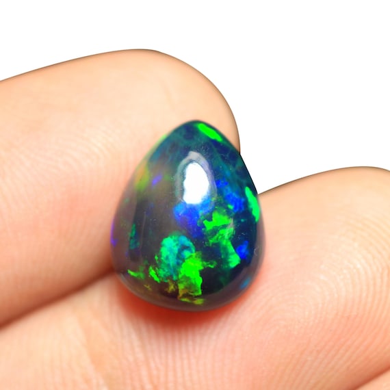 Ethiopian Welo Opal Pear Shape Gemstone (13x10.50x6 MM)