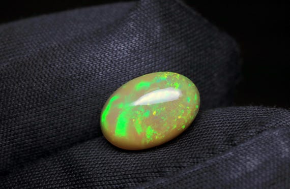 Welo Opal Cabochon: 2.05 CT Ethiopian Gemstone, October Birthstone