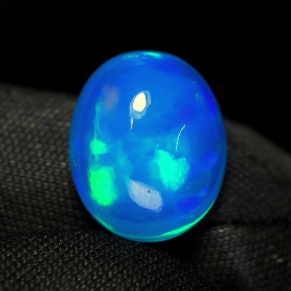 AAA Ethiopian Opal Cabochon, 2.80 CT Sky Blue Welo Opal