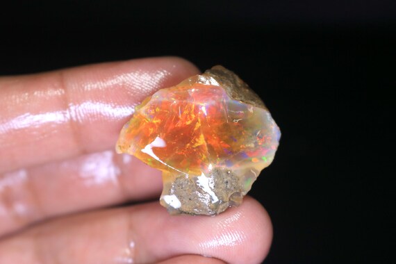 40 CT Ethiopian Welo Opal Rough, Raw Crystal Opal, Jewelry Making