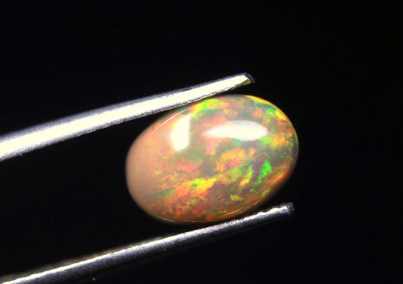 Brown Ethiopian Welo Opal Cabochon: 1.45 CT Oval Shape Loose Gemstone