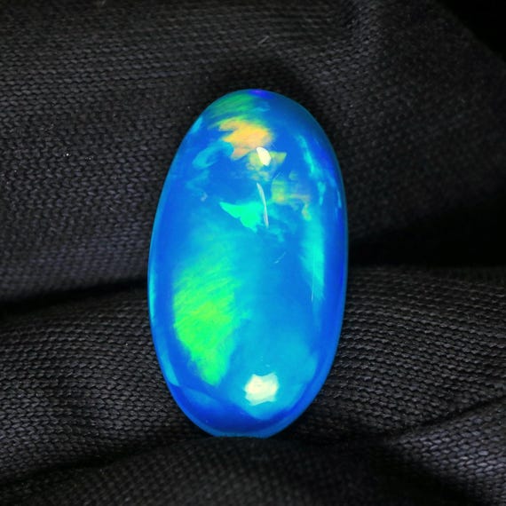 3.20 CT Welo Opal Cabochon, Multi Flashy Gemstone