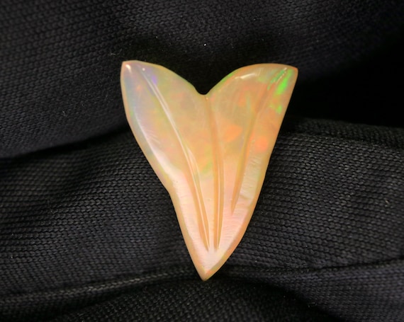 Handmade Carved Ethiopian Welo Opal Gemstone, 2.00 CT Fancy Opal