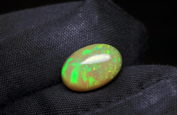 Welo Opal Cabochon: 2.05 CT Ethiopian Gemstone, October Birthstone