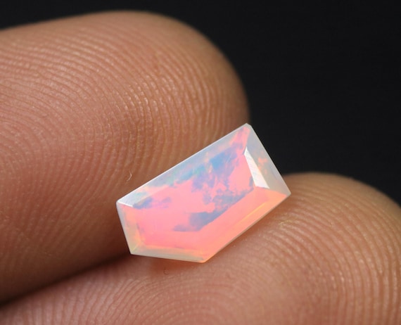 AAA Welo Fire Opal, Fancy Cut, 1 CT Loose Gemstone (9.7x5.7x4 MM)