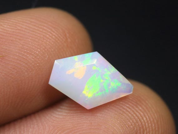 AAA Welo Fire Opal, Fancy Cut, 1.80 CT Loose Gemstone (11.6x8x4.8 MM)