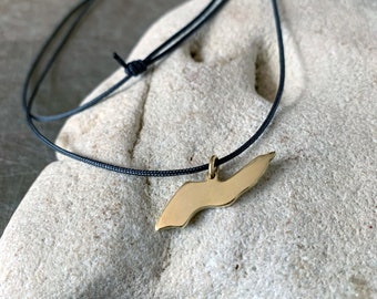 Ikaria Necklace - Icarus - Ikarian Island Bronze Pendant - Κολιέ Ικαρία Μπρούντζινο by Kleo Xirou