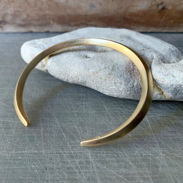 Gold Viking Cuff - Nordic Torc Bracelet - Celtic Norse Arm Ring Bangle - Chunky Thick Open Back - by Kleo Xirou