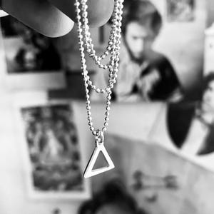 FIRE Pendant - Alchemy Aries Leo Sagittarius Symbol - Alchemy Nature Elements Necklace