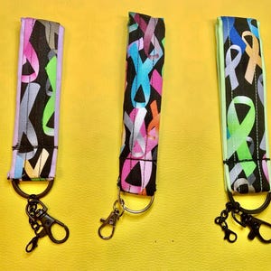 Awareness Ribbon Keychains