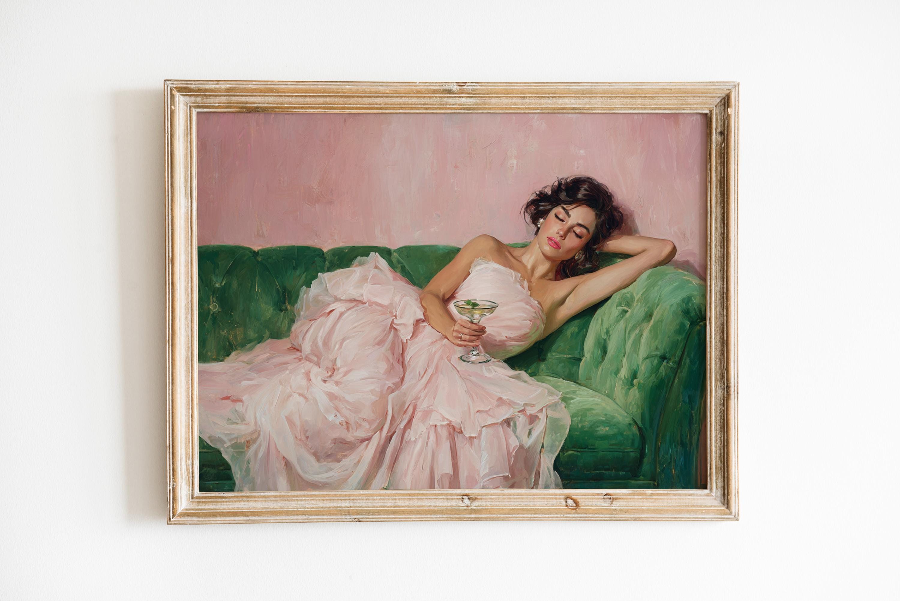 Woman in a Gown Painting