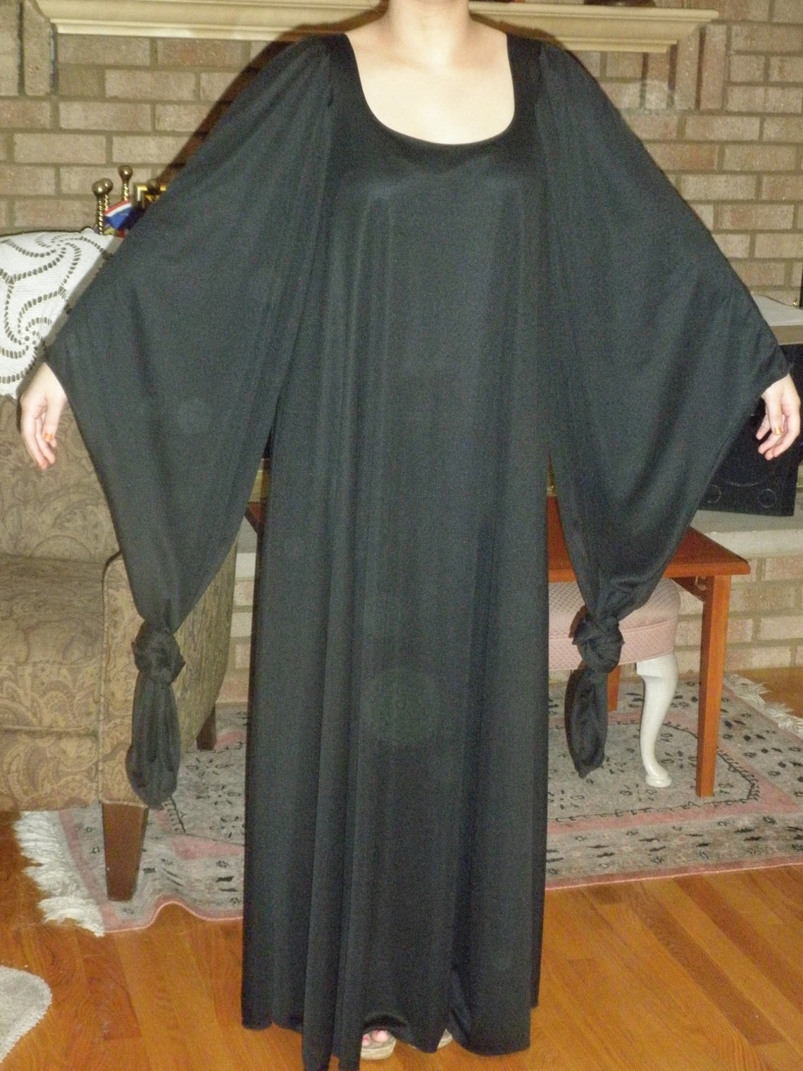 Ritual Robe Black Etsy
