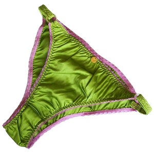 Electra: silk panties with adjustable straps image 3