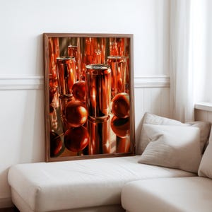 "Pedro Campos Inspirierter Fotorealismus Druck - ""Hyperrealistische Objekt Poster"" - Moderne Realismus Wanddeko - Realistische Sodadose Obst Kunstdruck."