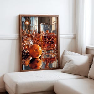 "Pedro Campos Inspirierter Fotorealismus Druck - ""Hyperrealistische Objekt Poster"" - Moderne Realismus Wanddeko - Realistische Sodadose Obst Kunstdruck."