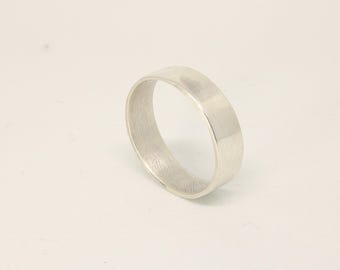 Handmade Sterling Silver Band