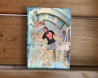 Unique, Fine Art, Original, Miniature, Art, Photography, Mime, Ballet, Circus, Dancer, Portrait, Girl, 4 x 6