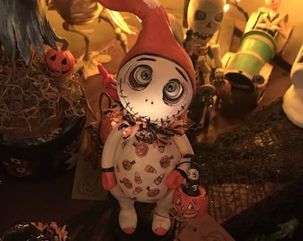 Made to order Grimmy Halloween art doll.