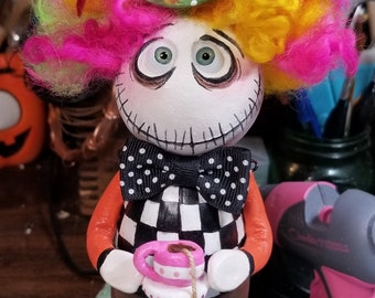 OOAk Grimmy Hatter art doll MADE TO ORDER
