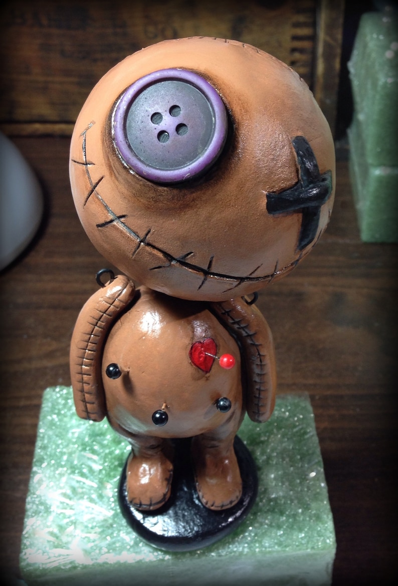 Halloween horror clay voodoo doll made to order Etsy