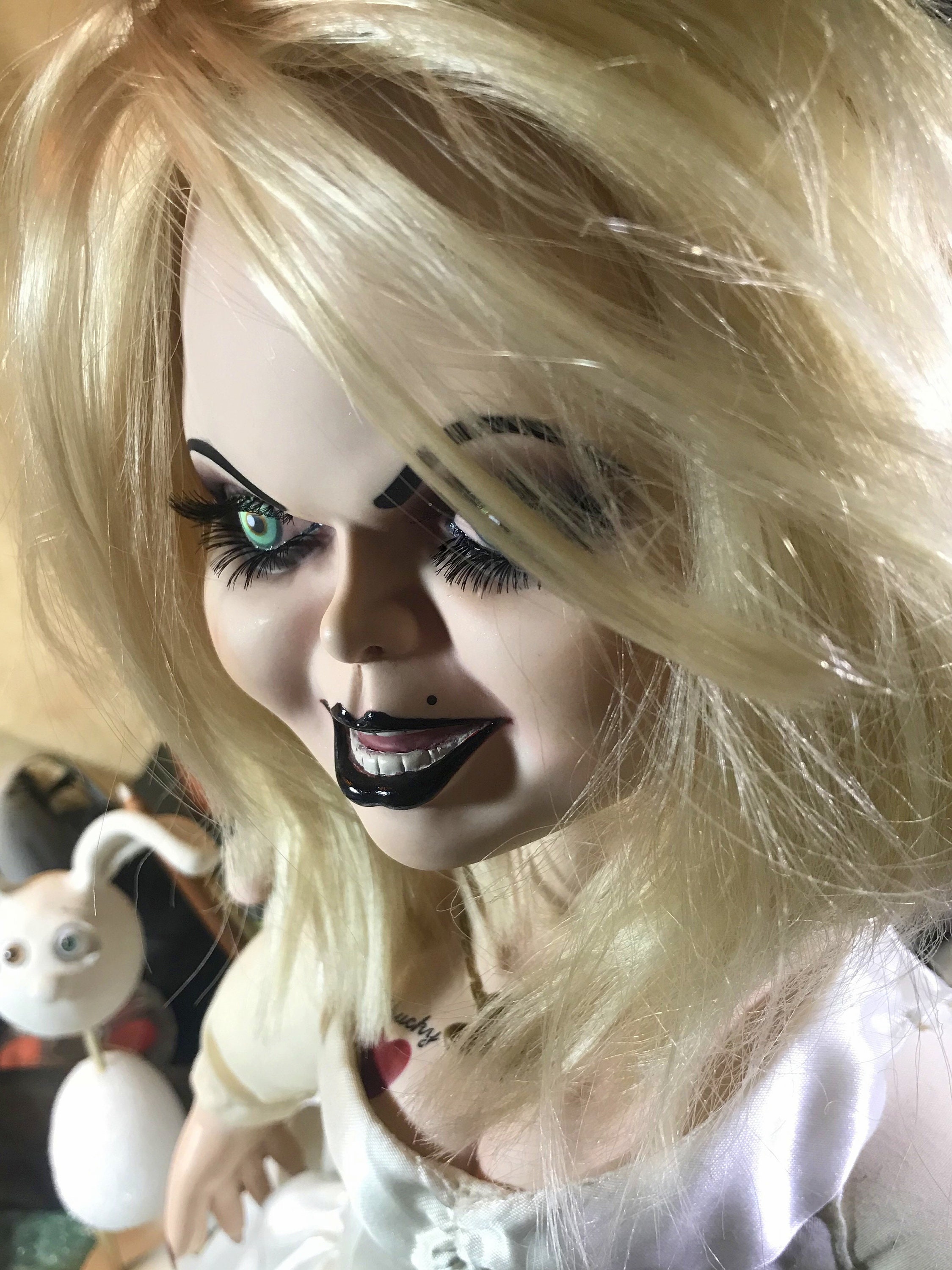 Custom Face Painting 2001 Tiffany Bride Of Chucky Doll Only Etsy