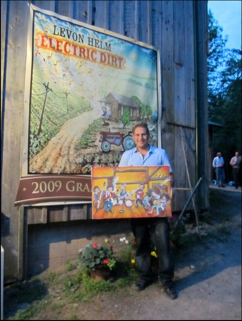 When I Paint My Masterpiece the Band & Bob Dylan 30 Stretched Canvas