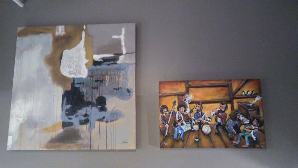 Custom Painted When I Paint My Masterpiece the Band & Bob Dylan